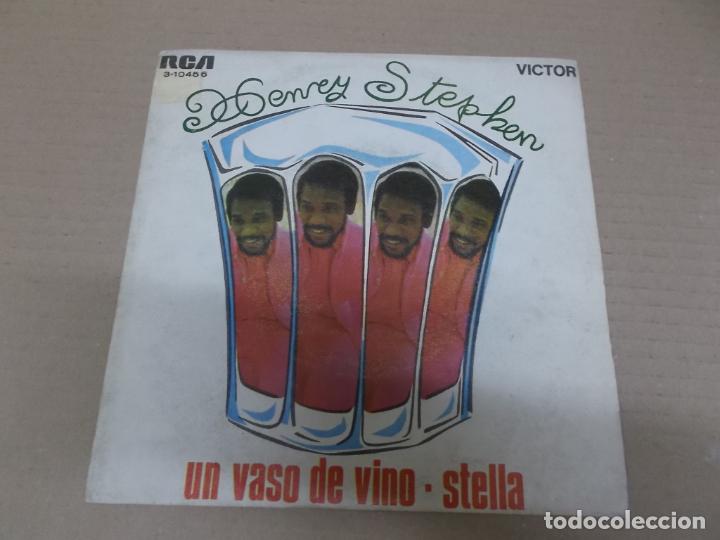 Discos de vinilo: HENRY STEPHEN (SINGLE) UN VASO DE VINO A&Ntilde;O 1969 - Foto 1