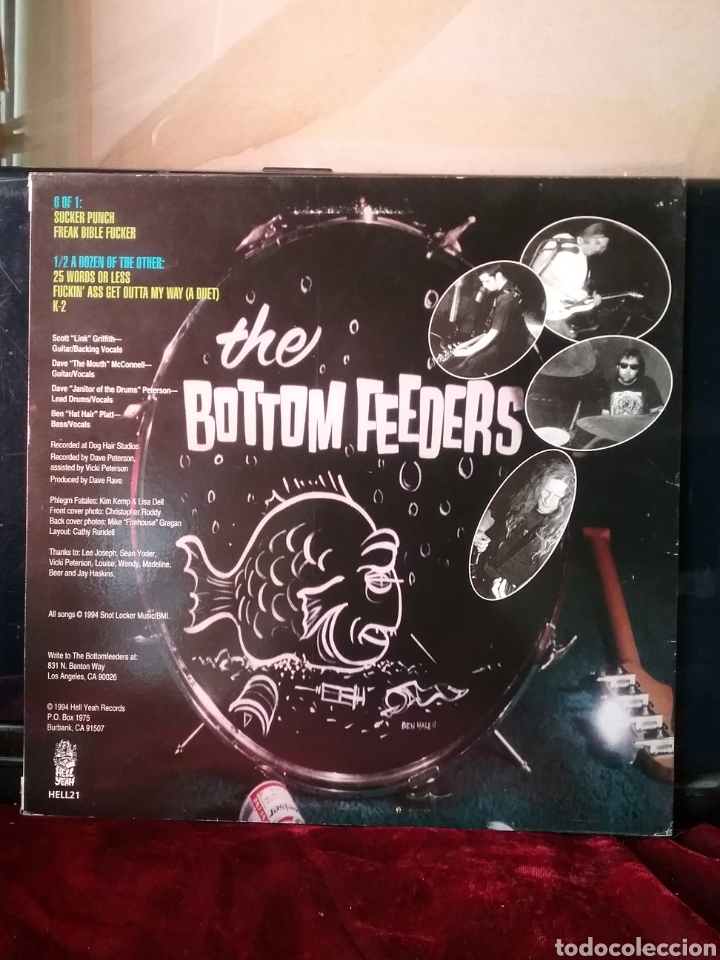 Discos de vinilo: the BOTTOM FEEDERS 10&rdquo; 1994 Hell Yeah Records C.A. Nuevo - Foto 2