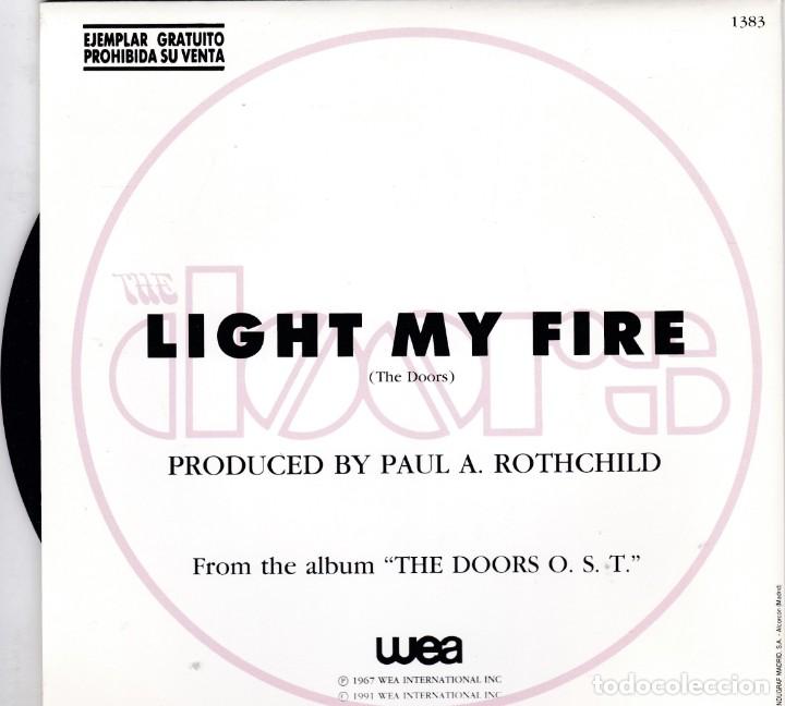Discos de vinilo: The Doors - Light my fire - Sg 7 promocional - Foto 2