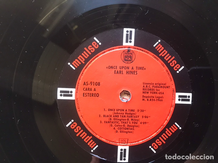 Discos de vinilo: Once upon a time. Earl Hines - Foto 6