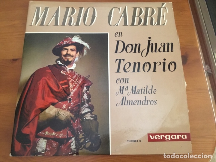 Discos de vinilo: Mario Cabr&eacute; en Don Juan Tenorio - Foto 1