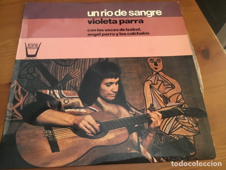 Discos de vinilo: Violeta Parra. Un r&iacute;o de sangre - Foto 1