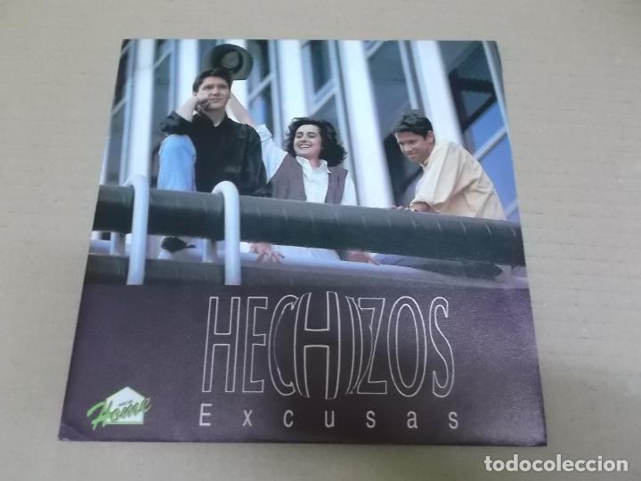 Discos de vinilo: HECHIZO (SINGLE) EXCUSAS A&Ntilde;O 1992 - PROMOCIONAL - Foto 1