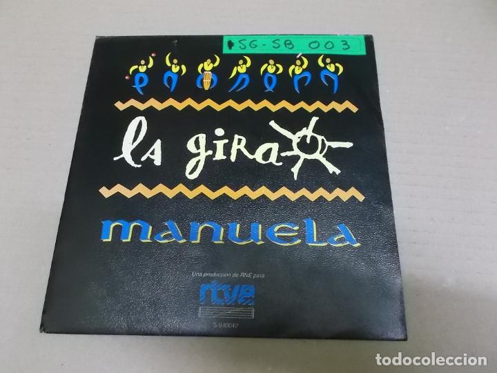 Discos de vinilo: LA GIRA (SINGLE) MANUELA A&Ntilde;O 1991 - Foto 1