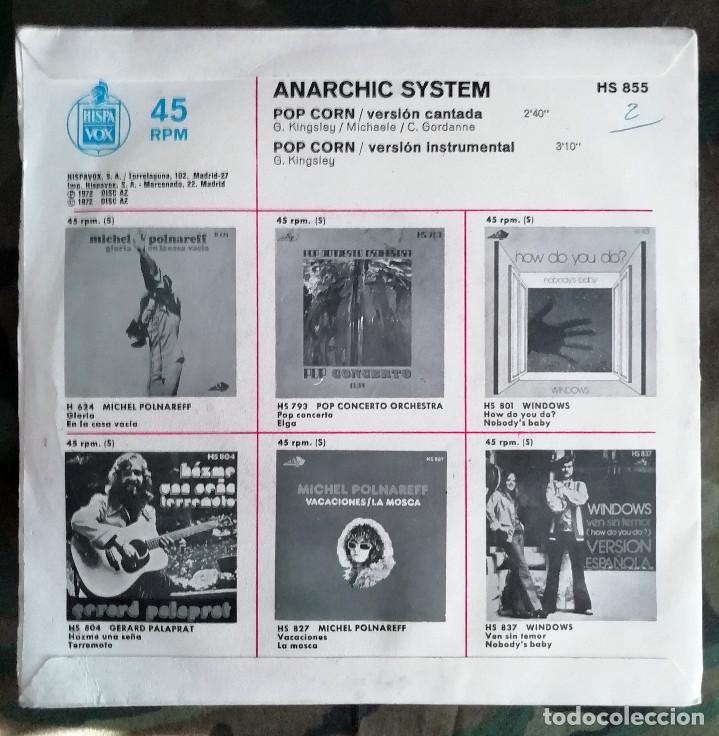 Discos de vinilo: Anarchic System &ndash; Pop Corn Spain 1972 Synth-pop - Foto 2