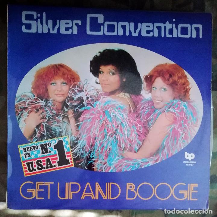 Discos de vinilo: Silver Convention ?&ndash; Get Up And Boogie LP, Spain 1976 Disco - Foto 1
