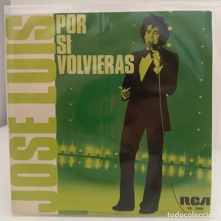 Vinyl-Schallplatten: JOSE LUIS-POR SI VOLVIERAS/&iquest;TE IMAGINAS,MARIA?/SINGLE 1979 RCA VICTOR PB-7690,ESPA&Ntilde;A.