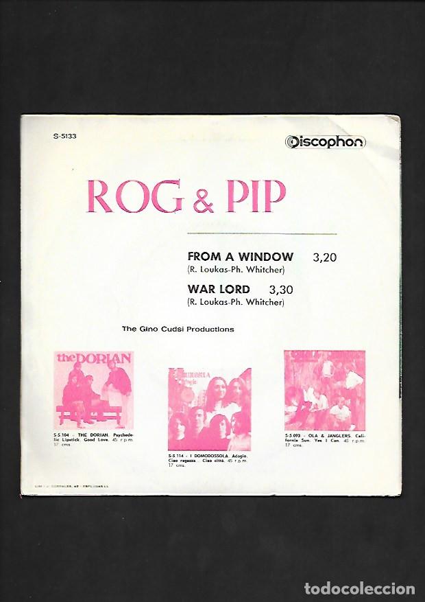 Discos de vinilo: ROG & PIP FROM A WINDOW, DISCOPHON S - 5133 - Foto 2