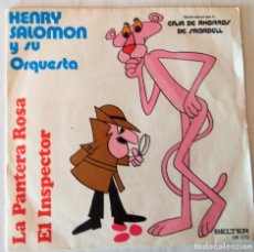 Disques de vinyle: HENRY SALOMON Y SU ORQUESTA - LA PANTERA ROSA BELTER - 1973. Lote 215457980