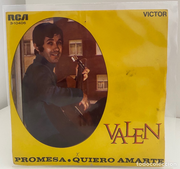 Vinyl-Schallplatten: VALEN-QUIERO AMARTE/PROMESA/SINGLE 1969 RCA VICTOR 3-10406,ESPA&Ntilde;A.