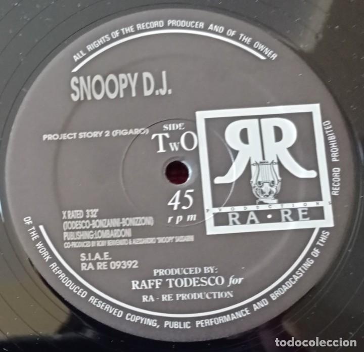 Discos de vinilo: SNOOPY D.J. **Project Story 2 (Figaro)** MAXI SINGLE VINILO 1993 - Foto 4