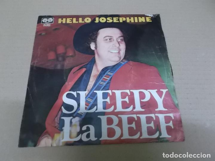 Discos de vinilo: SLEEPY LA BEEF (SINGLE) HELLO JOSEPHINE A&Ntilde;O 1979 - Foto 1