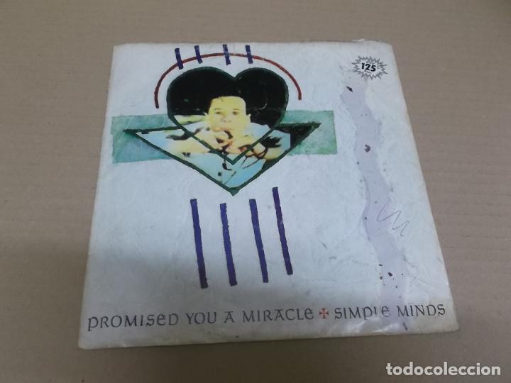 Discos de vinilo: SIMPLE MINDS (SINGLE) PROMISED YOU A MIRACLE A&Ntilde;O 1982 - Foto 1