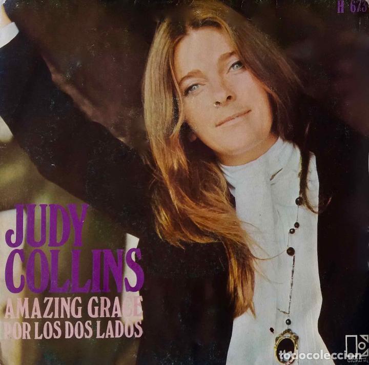 Discos de vinilo: JUDY COLLINS, AMAZING GRACE. SINGLE ESPA&Ntilde;A - Foto 1
