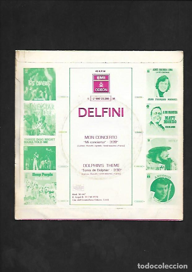 Discos de vinilo: DELFINI MON CONCERTO, EMI ODEON J 006 - 23.208 - Foto 2