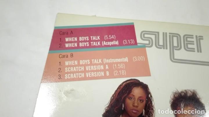 Discos de vinilo: Indeep Maxi Single When Boys Talk Marfer 1983 - Foto 3