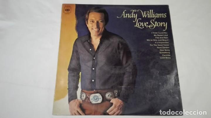 Discos de vinilo: Andy Williams LP Love Story CBS 1971 - Foto 1