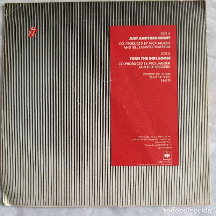 Discos de vinilo: Mick Jagger - Just Another Night (7&rdquo;, Single) CBS A 4722 - Foto 2