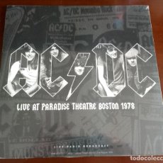Discos de vinilo: AC / DC - LIVE AT PARADISE THEATRE BOSTON 1978 - LP - MBE. Lote 215541940
