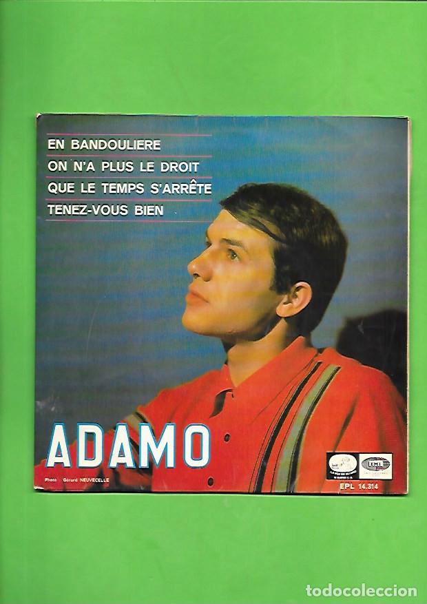 Discos de vinilo: ADAMO EN BANDOULI&Egrave;RE, EMI ODEON EPL 14.314 - Foto 1