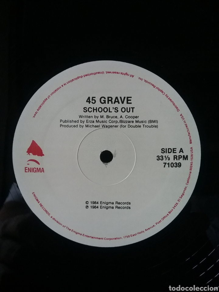 Discos de vinilo: 45 GRAVE Maxi-Single 1984 .Nuevo - Foto 3