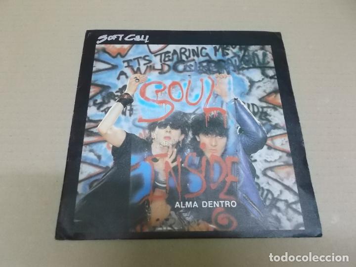 Discos de vinilo: SOFT CELL (SINGLE) SOUL INSIDE A&Ntilde;O 1983 - Foto 1