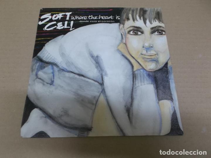 Discos de vinilo: SOFT CELL (SINGLE) WHERE THE HEART IS A&Ntilde;O 1983 - Foto 1