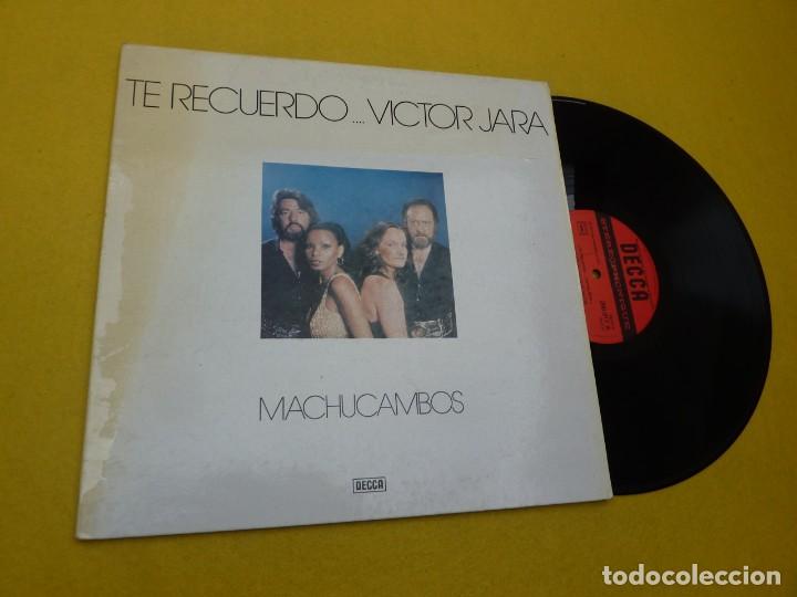 Dischi in vinile: LP MACHUCAMBOS - Te Recuerdo Victor Jara - FRANCE - Decca &ndash; 260.017 (EX+/M-) 5