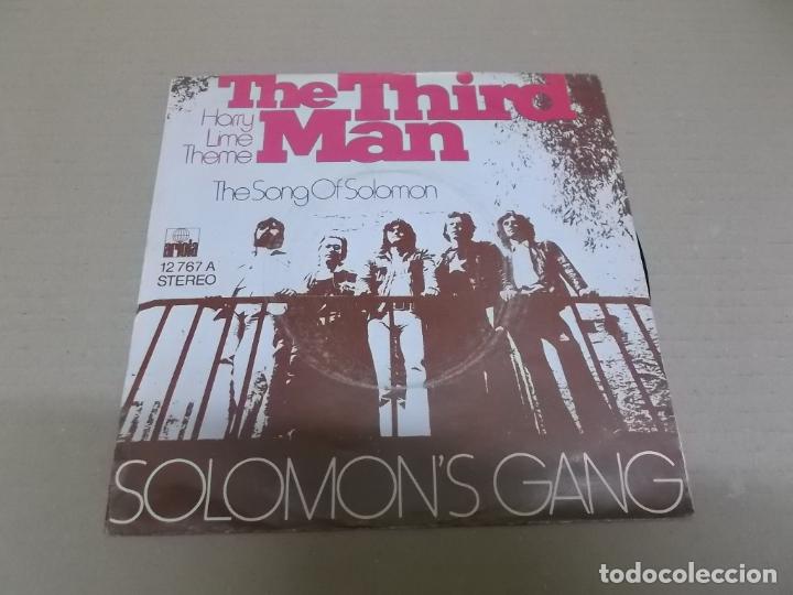 Discos de vinilo: SOLOMON&rsquo;S GANG (SINGLE) THE THIRD MAN A&Ntilde;O 1973 - Foto 1