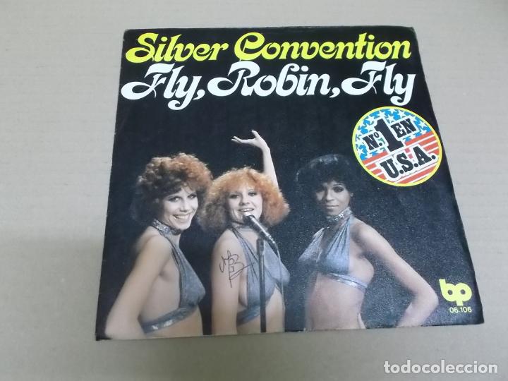 Discos de vinilo: SILVER CONVENTION (SINGLE) FLY ROBIN FLY A&Ntilde;O 1975 - Foto 1