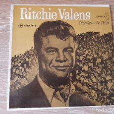 Discos de vinilo: ALBUM DEL CANTANTE NORTEAMERICANO DE ROCK AND ROLL, RITCHIE VALENS. USA FIRST PRESS ( AÑO 1960 ). Lote 215605000