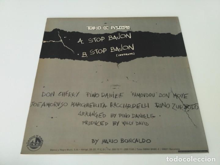 Discos de vinilo: Tullio De Piscopo - Stop Bajon (Primavera) - Foto 2