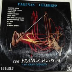 Discos de vinilo: FRANCK POURCEL LP PÁGINAS CÉLEBRES. Lote 215628348