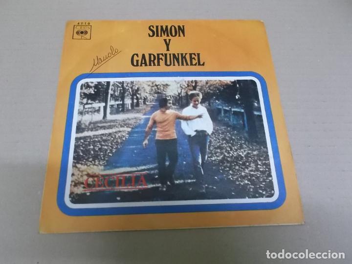 Discos de vinilo: SIMON & GARFUNKEL (SINGLE) CECILIA A&Ntilde;O 1970 - Foto 1