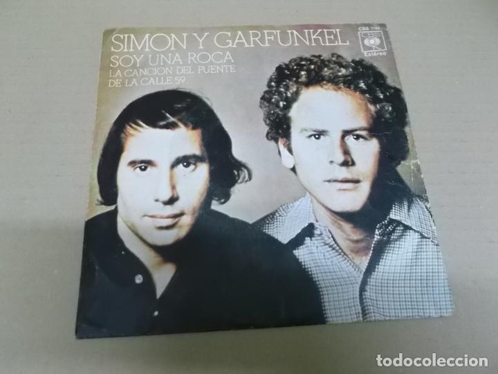 Discos de vinilo: SIMON & GARFUNKEL (SINGLE) I AM A ROCK A&Ntilde;O 1970 - Foto 1