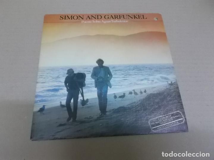 Discos de vinilo: SIMON & GARFUNKEL (SINGLE) BRIDGE OVER TROUBLED WATER A&Ntilde;O 1981 - Foto 1