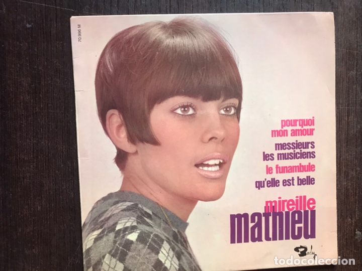 Discos de vinilo: Mireille Mathieu. Pourquoi mon amour - Foto 1
