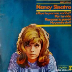 Discos de vinilo: NANCY SINATRA, QUÉ TE PARECE CARIÑO + 3 CANCIONES. EP ESPAÑA