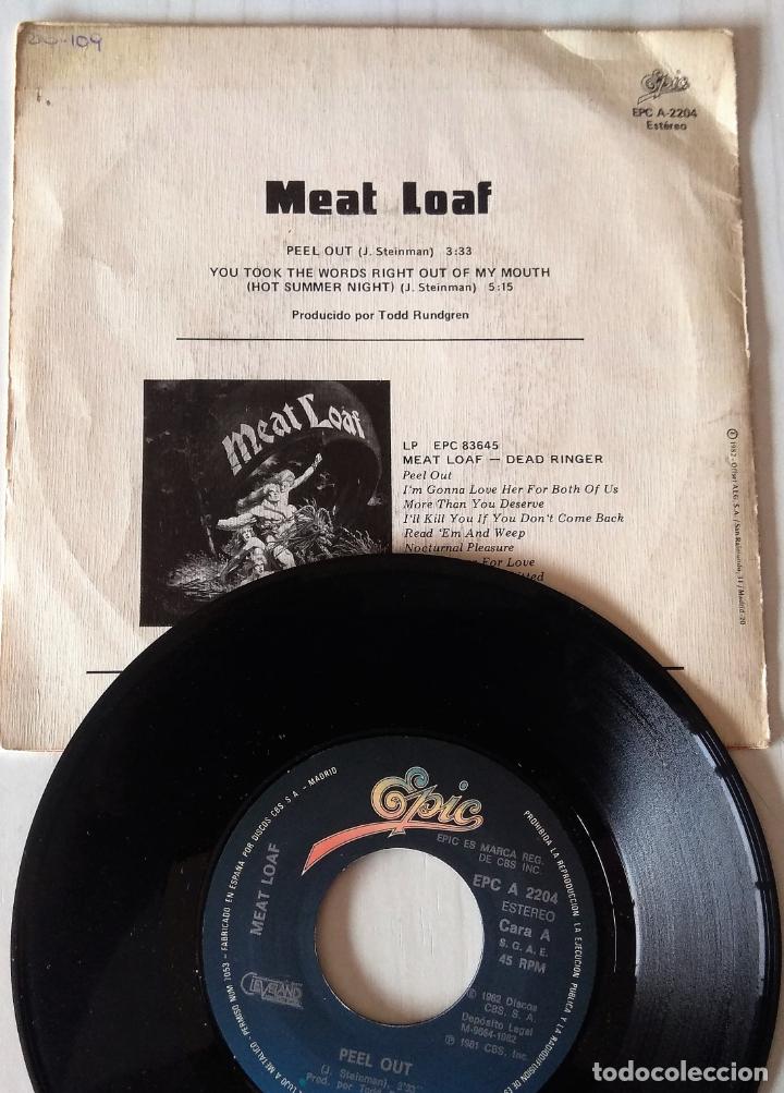 Discos de vinilo: MEAT LOAF - PEEL OUT EPIC - 1982 - Foto 2