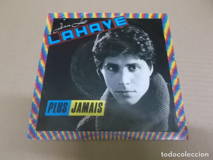 Disques de vinyle: JEAN-LUC LAHAYE (SINGLE) PLUS JAMAIS A&Ntilde;O 1984 &ndash; EDICION FRANCIA