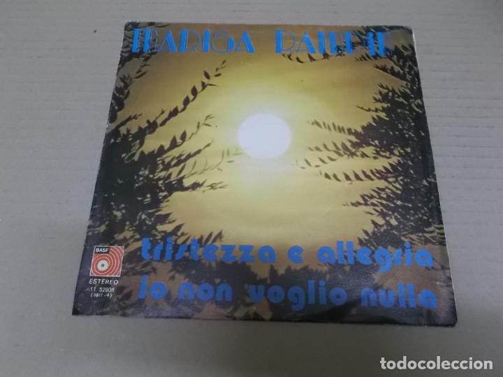 Disques de vinyle: MARISA RAMPIN (SINGLE) TRISTEZZA E ALLEGRIA A&Ntilde;O 1976