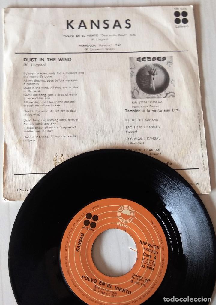 Discos de vinilo: KANSAS - POLVO EN EL VIENTO EPIC - 1978 - Foto 2
