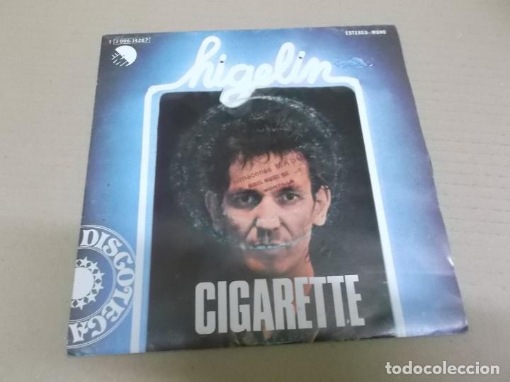 Discos de vinilo: JACQUES HIGELIN (SINGLE) CIGARRETTE A&Ntilde;O 1976 - Foto 1