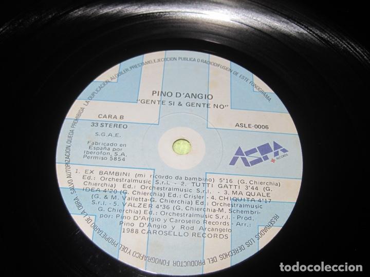 Discos de vinilo: Pino D&acute;angio Gente si y gente no Lp - Foto 3