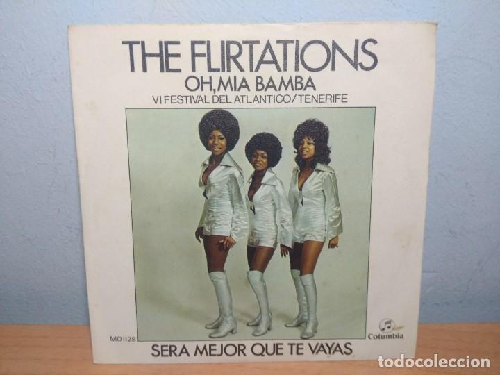 Discos de vinilo: SG THE FLIRTATIONS : OH MIA BAMBA - Foto 1
