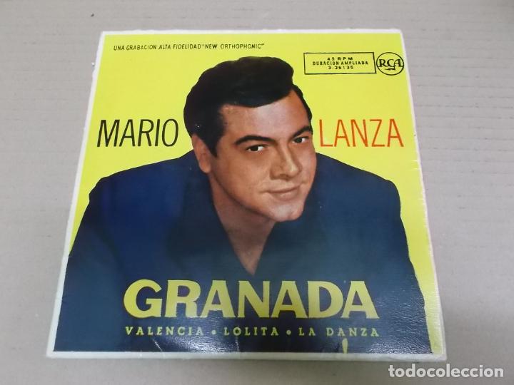 Discos de vinilo: MARIO LANZA (EP) GRANADA A&Ntilde;O 1958 - Foto 1