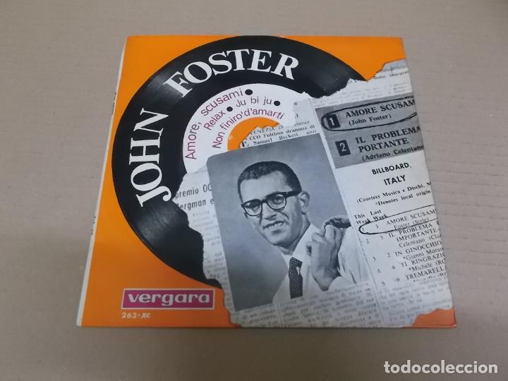 Discos de vinilo: JOHN FOSTER (EP) AMORE SCUSAMI A&Ntilde;O 1964 - Foto 1
