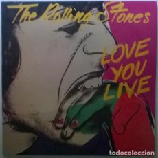 Discos de vinilo: ROLLING STONES. LOVE YOU, LIVE. CBS 450208-1 SPAIN 1977 PROMOCIONAL (2 LP + DOBLE CARPETA PROMO). Lote 215705342