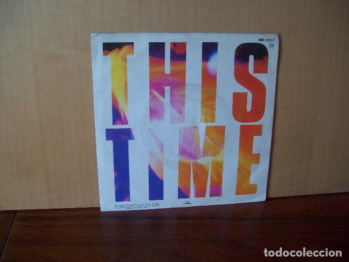 Discos de vinilo: INXS - THIS TIME / I&acute;M OVER YOU - SINGLE - Foto 2