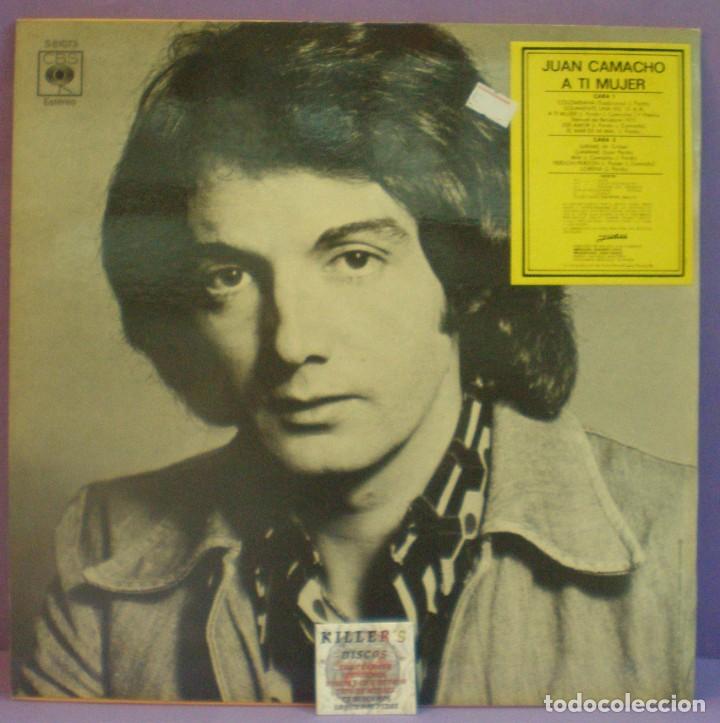 Discos de vinilo: Juan Camacho - A ti mujer - LP - Foto 2